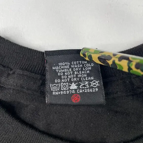 BAPE x Stussy 30th Anniversary 2010 ABC Camo Tee Size M - Picture 8 of 9